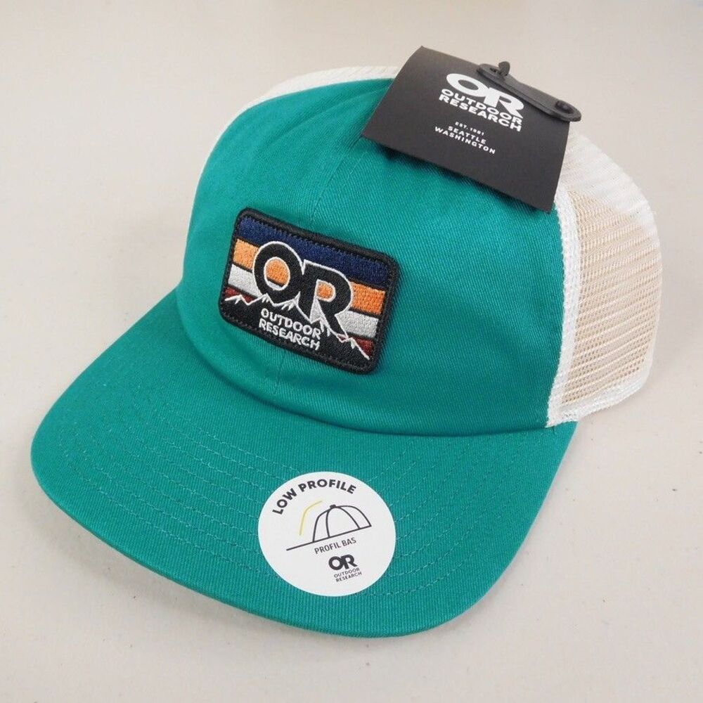 Outdoor Research Hat Snapback Mesh Trucker Advocate Stripe Patch Cap Tropical